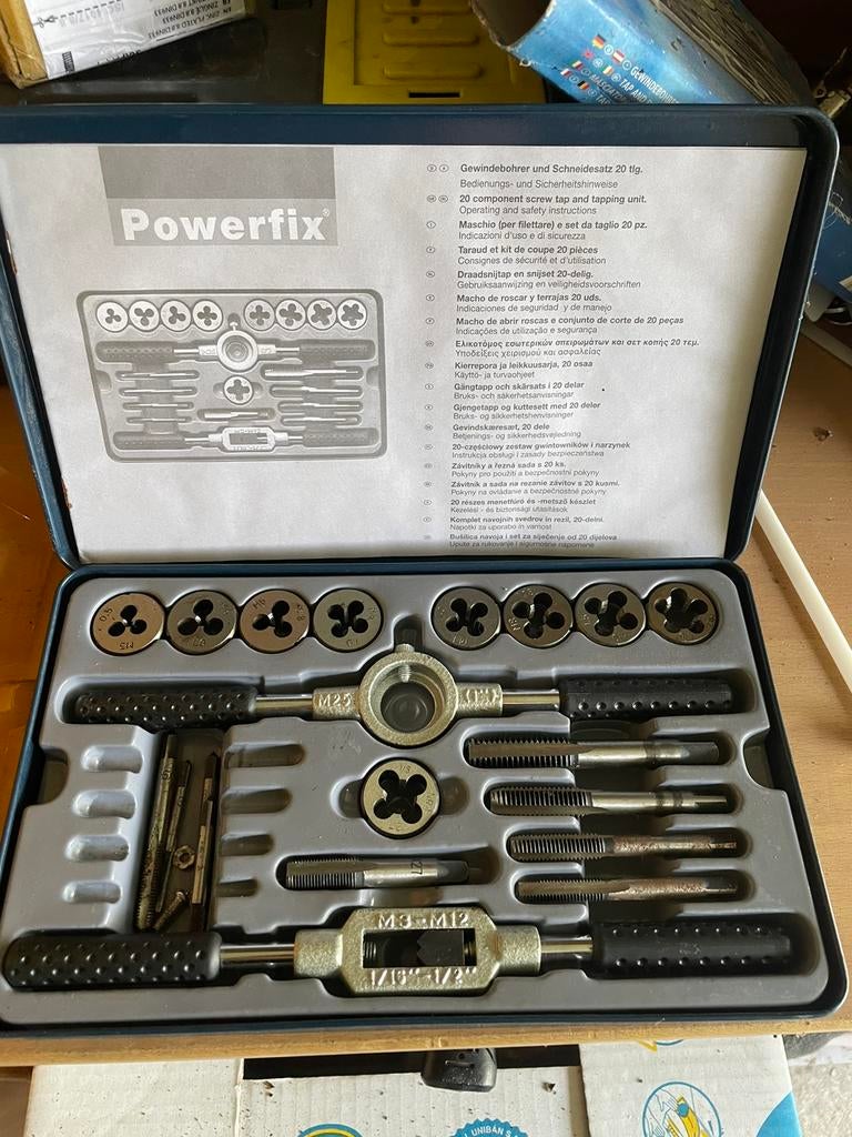 Powerfix draadtap en snijsnet - 20 delig, Bricolage & Construction, Enlèvement ou Envoi, Comme neuf