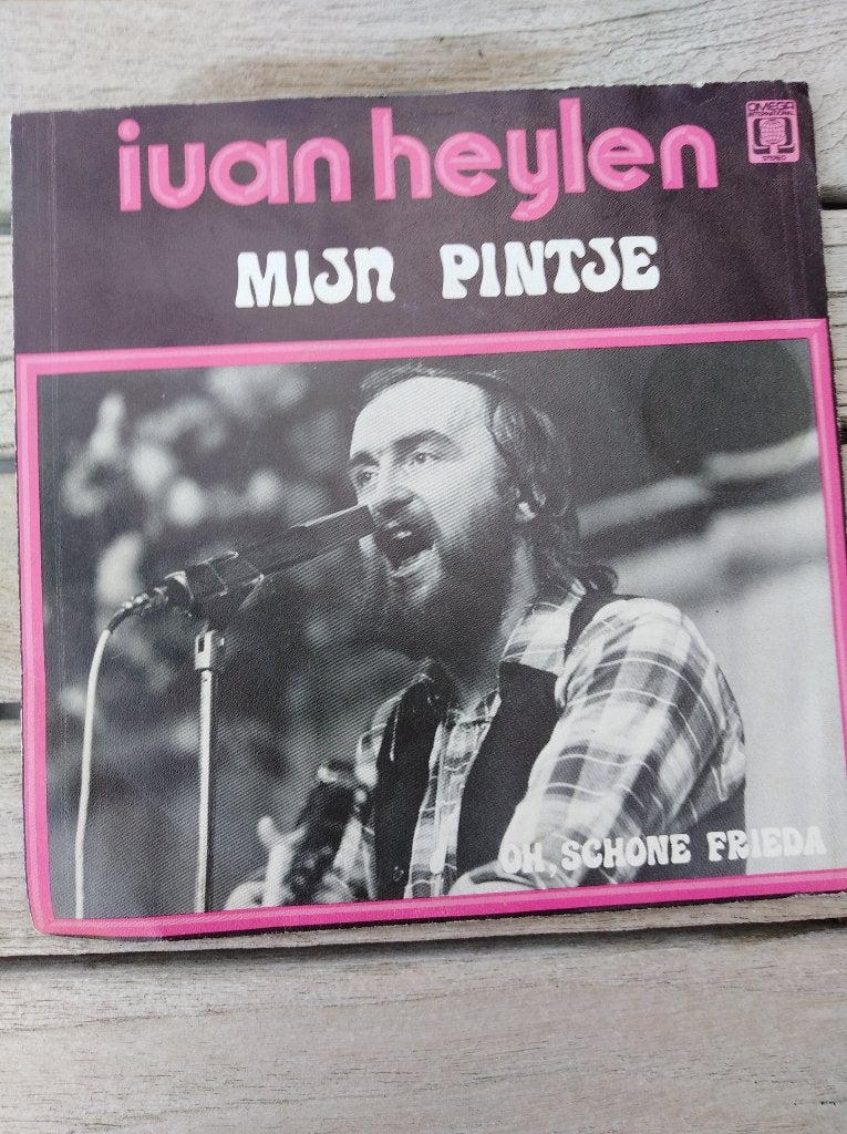 IVAN HEYLEN: "Mijn pintje" - Vlaamse Topper!, Fotohoes, Ophalen of Verzenden