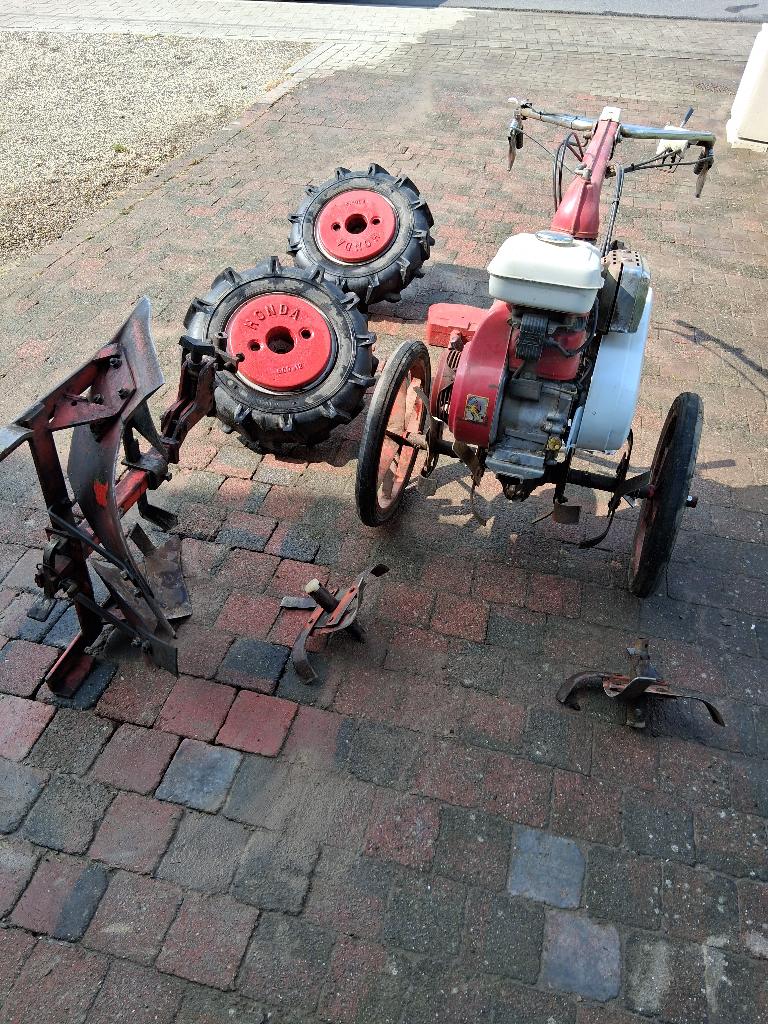 Motoculteur met ploeg en frees, Zakelijke goederen, Landbouw | Werktuigen, Ophalen, Overige, Grondbewerking