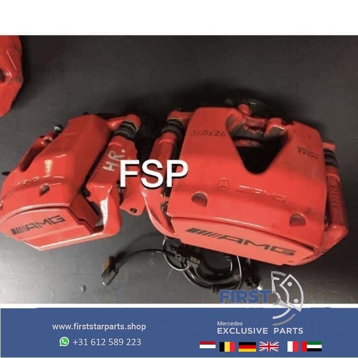 W205 C63 AMG Remtangen Set origineel Mercedes C Klasse 63 s, Gebruikt, -, Ophalen of Verzenden, -