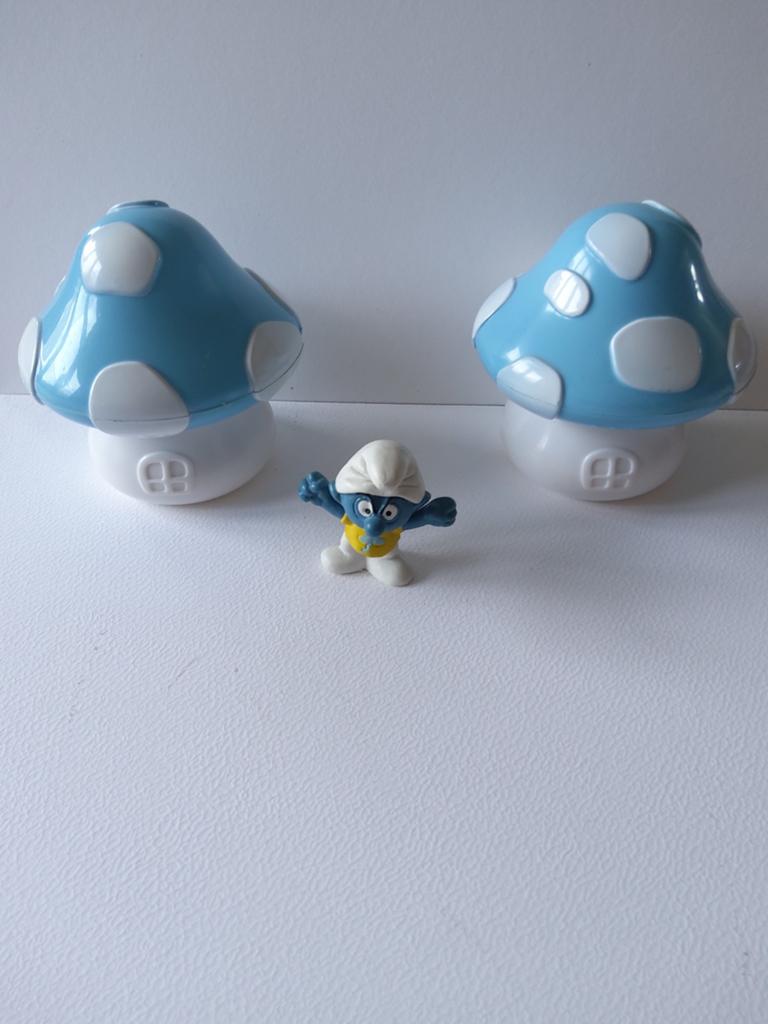 Boze smurf, Verzamelen, Ophalen of Verzenden, Gebruikt, Poppetje, Figuurtje of Knuffel