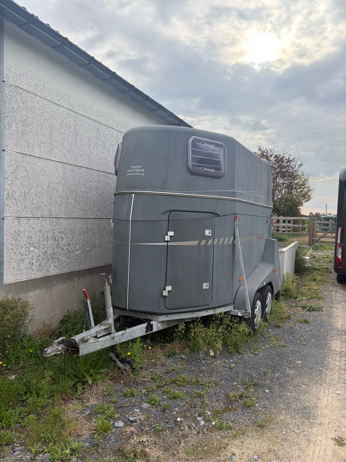 Paardentrailer voor 2 paarden in goede staat, Enlèvement, Utilisé, Remorque 2 chevaux