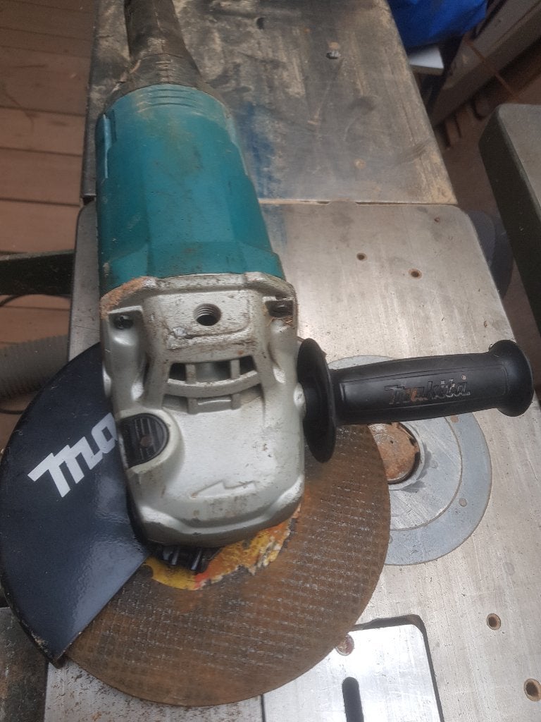 Slijpmachien, Ophalen, Gebruikt, Haakse slijper, Makita