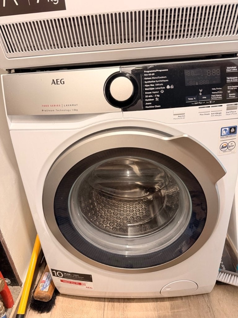 AEG 7000 Series Lavamat ProSteam wasmachine - 1-8kg, Ophalen, Zo goed als nieuw, Voorlader, Energieklasse A of zuiniger