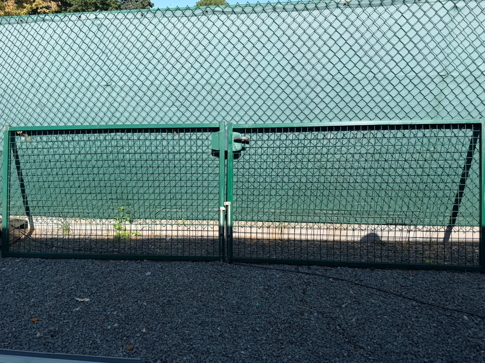 Dubbele poort & enkele poort, Tuin en Terras, Tuinhekken en Hekwerk, Ophalen, Gebruikt, Overige materialen