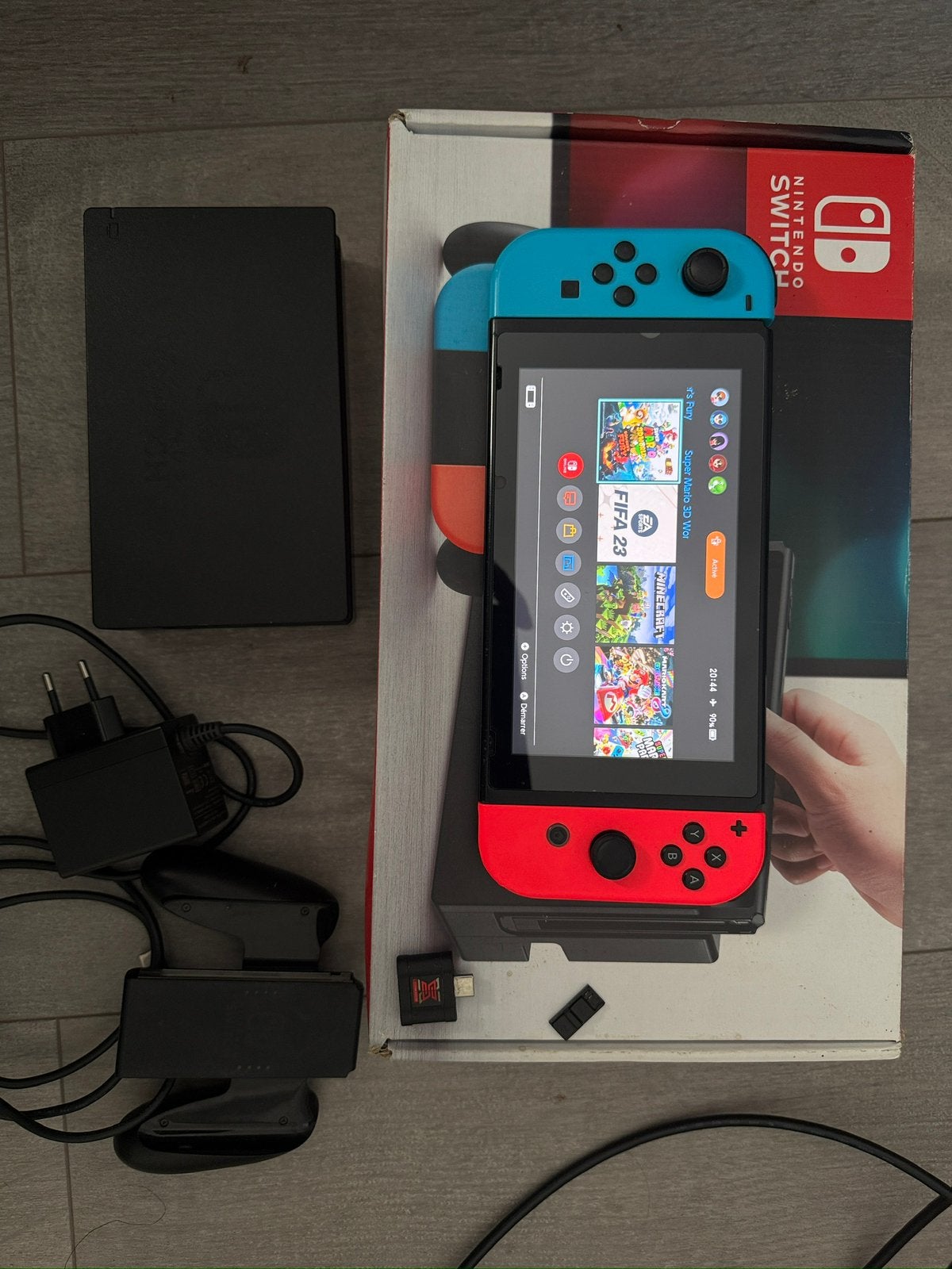 Switch + sx pro, Enlèvement ou Envoi, Avec 1 manette, Utilisé, Switch Original
