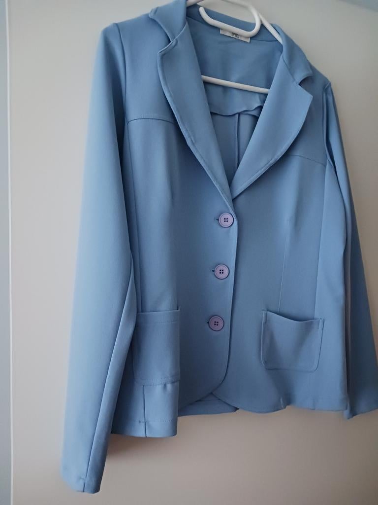 Blauw jasje merk PTC te koop. M 40, Blauw, Zo goed als nieuw, Jasje, PTC