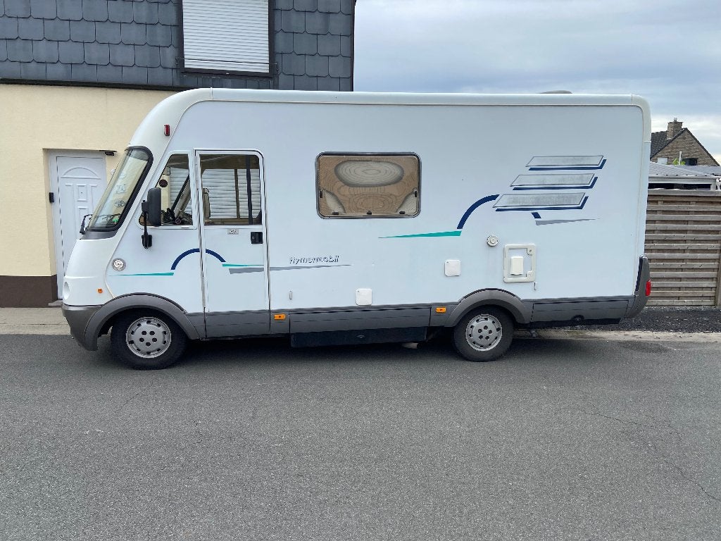 Hymer B584, Caravanes & Camping, Camping-cars, Réfrigérateur, Fiat, Boîte manuelle, Intégral