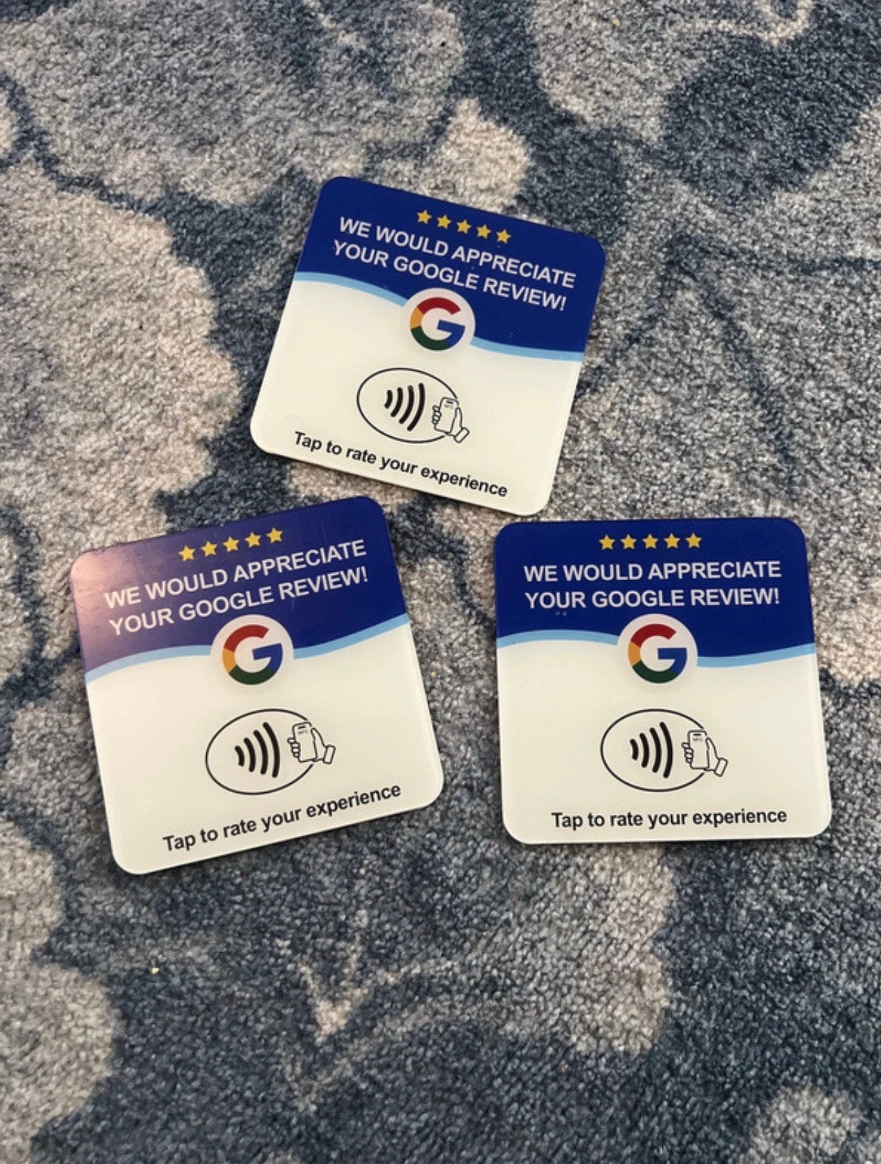 NFC Google Review Cards – 3 Stück, Ophalen of Verzenden, Nieuw