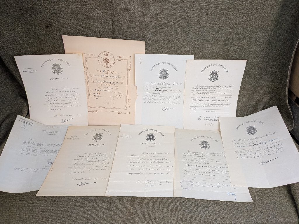 diplome ABBL WO2 (9), Collections, Objets militaires | Seconde Guerre mondiale, Enlèvement ou Envoi