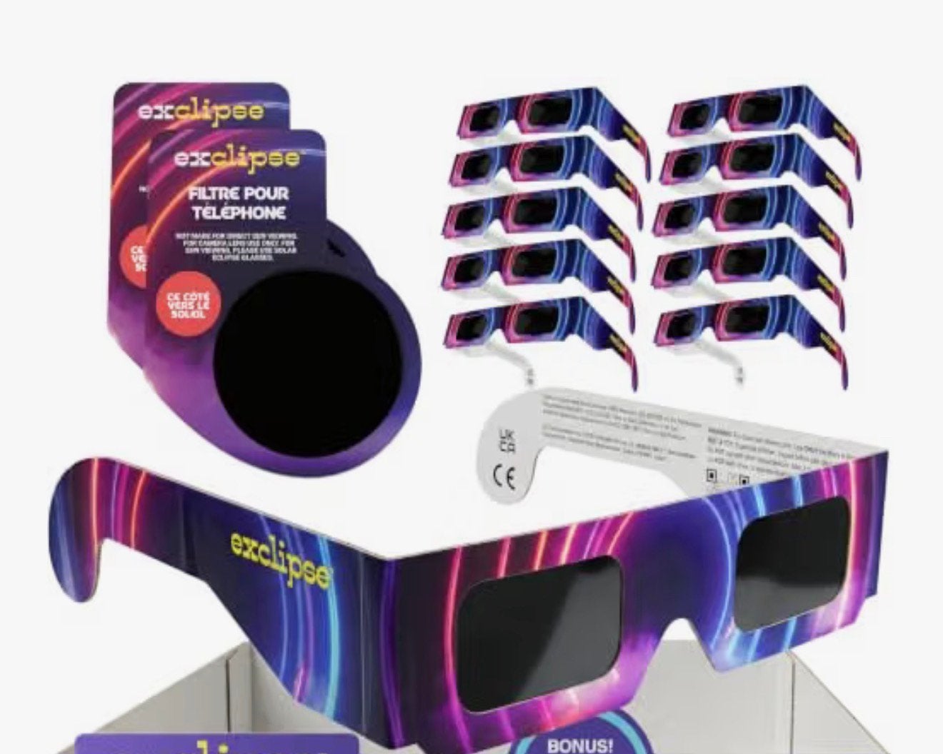 LUNETTE ECLIPSE 1X, Bijoux, Sacs & Beauté, Enlèvement, Comme neuf, Lunettes