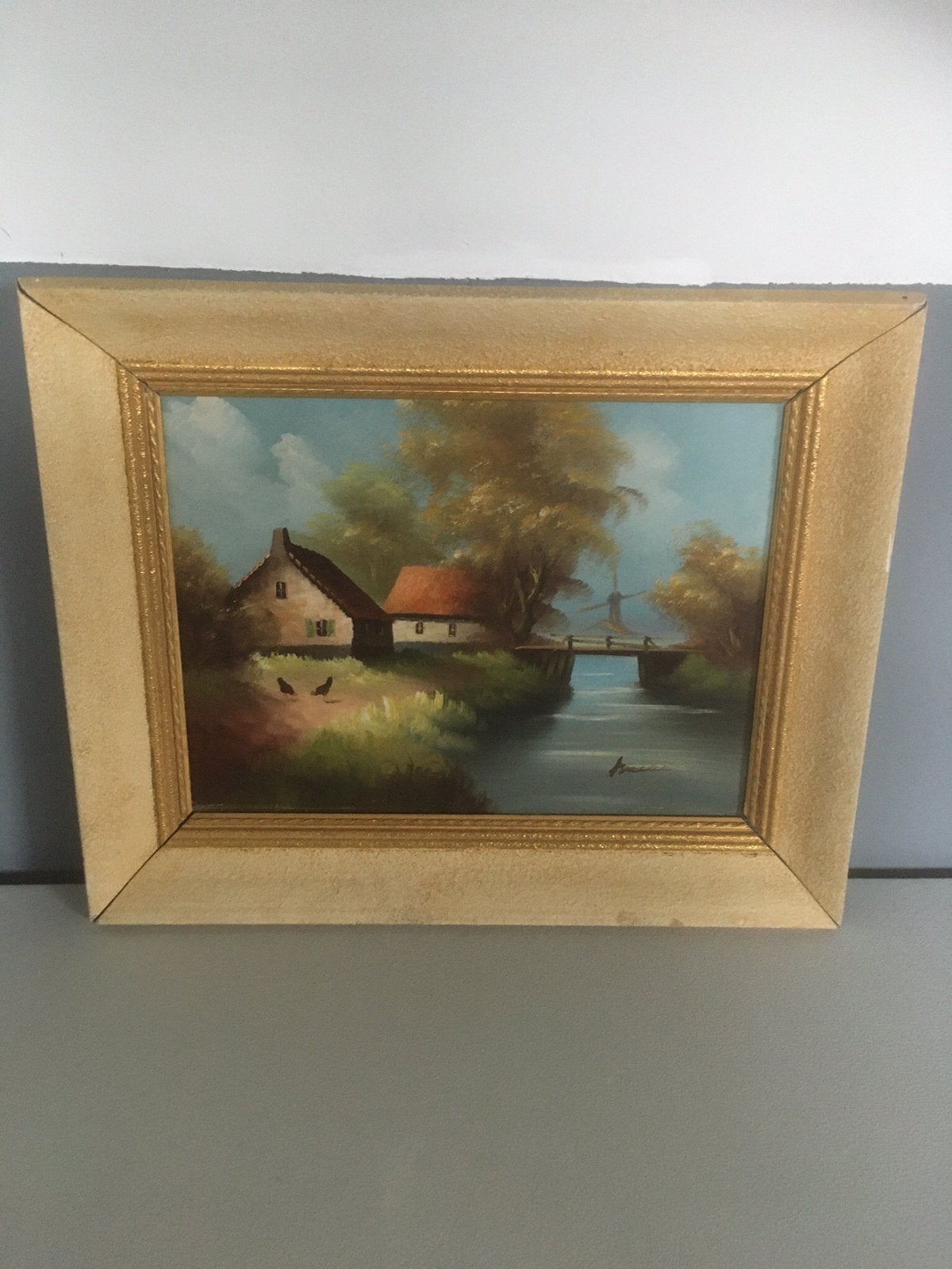 Schilderij op doek, Ophalen, Landschap, Doek