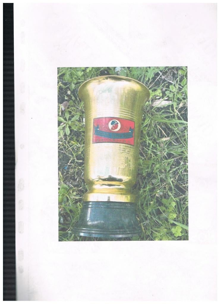 OUDE TROFEE BEKER CHASSE ROYALE BRUXELLES, Verzenden, Zo goed als nieuw, Overige typen