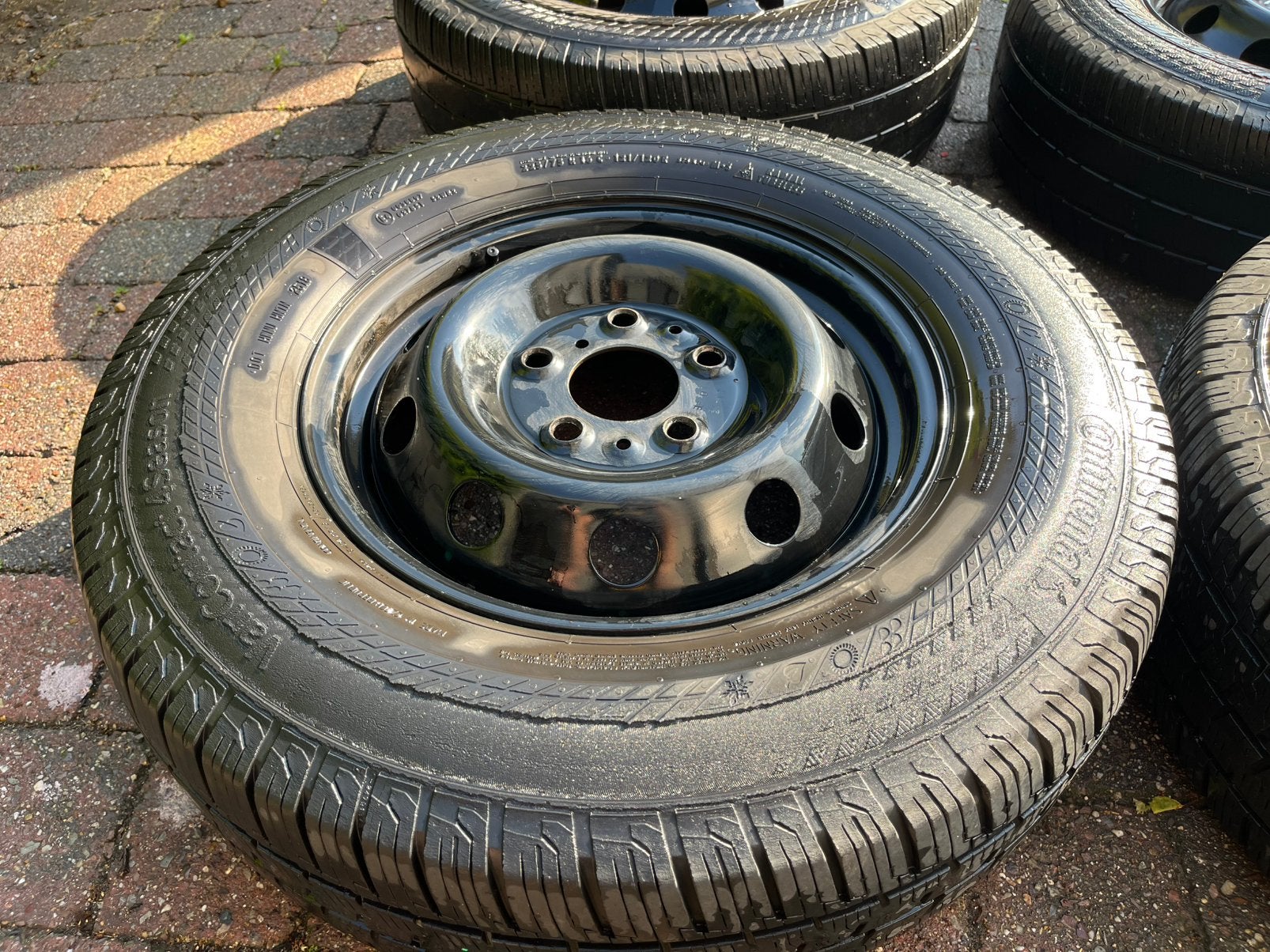 Set velgen + banden (Maxi 5x130) – Ducato / Jumper / Boxer, Ophalen, Gebruikt, 16 inch, All Season