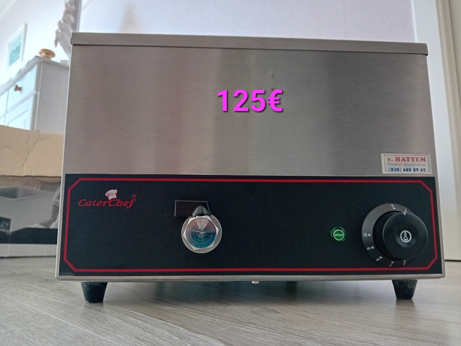 Caterchef au bain marie, professioneel, Ophalen, Gebruikt, Fornuis, Frituur en Grillen