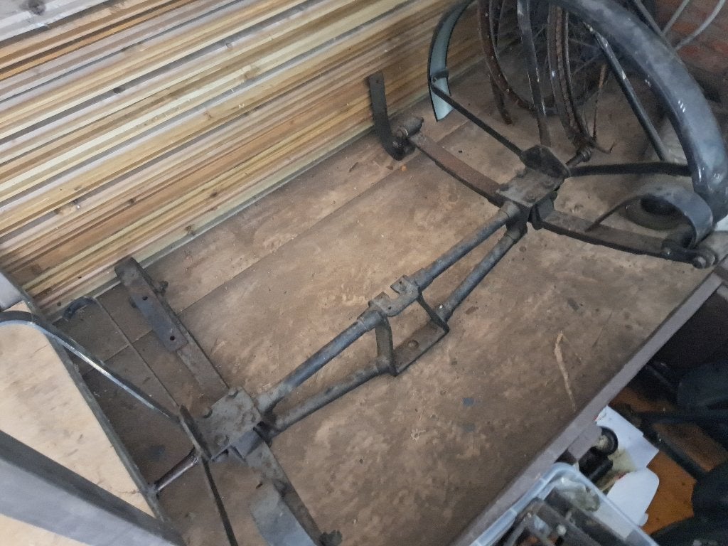 onderstel chassis oude bakfiets / triporteur /oldtimer, Ophalen, Gebruikt, Goederen