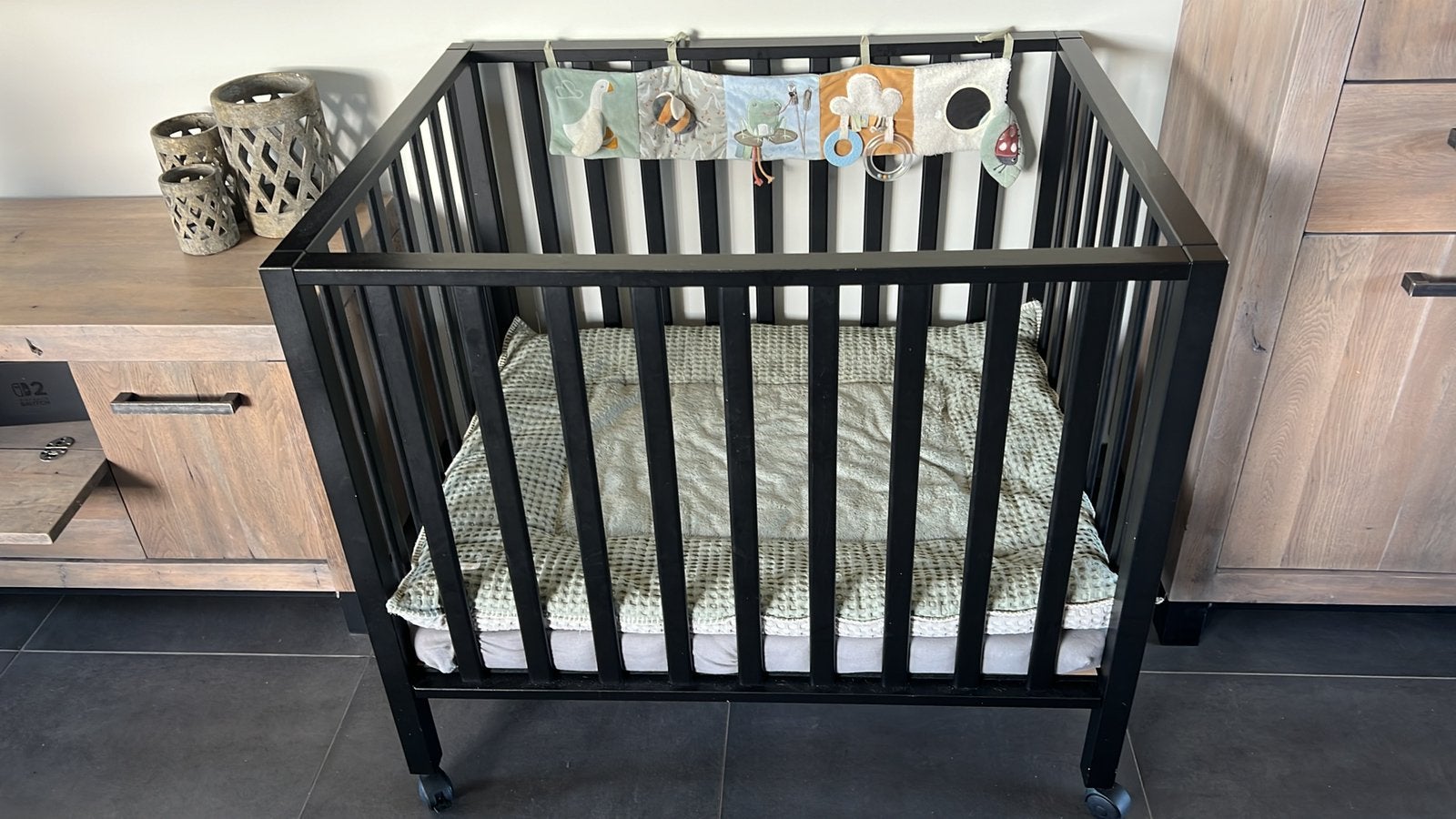 Park met toebehoren, Kinderen en Baby's, Ophalen, Zo goed als nieuw, Wieltjes