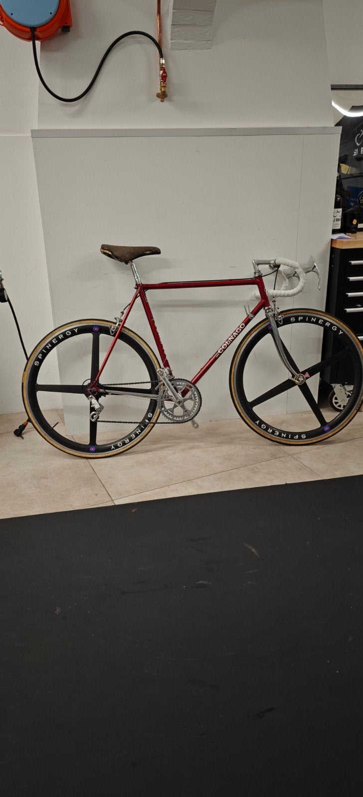 Colnago export spinergy, Ophalen