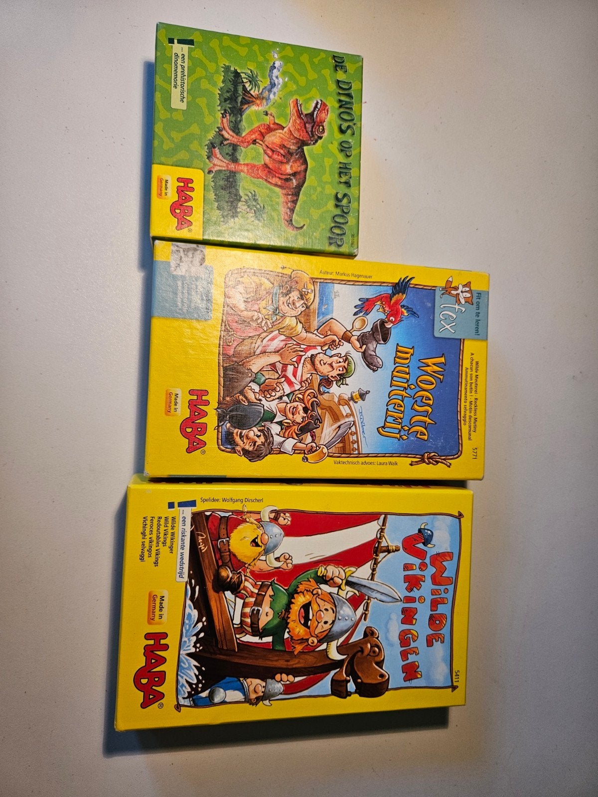 haba gezelschapsspelen, Drie of vier spelers, Ophalen of Verzenden, Zo goed als nieuw