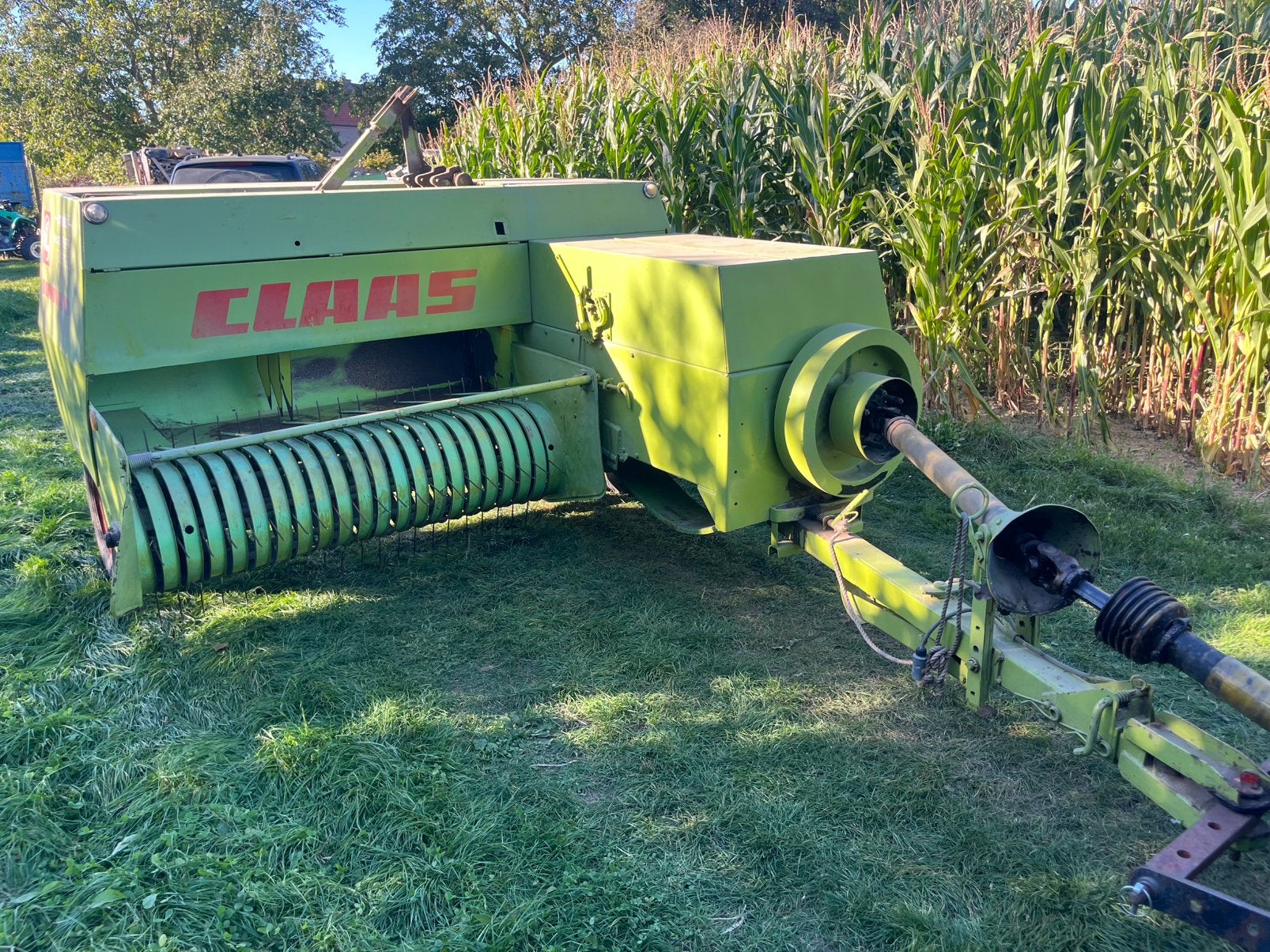 Claas dominant pers te koop, Ophalen