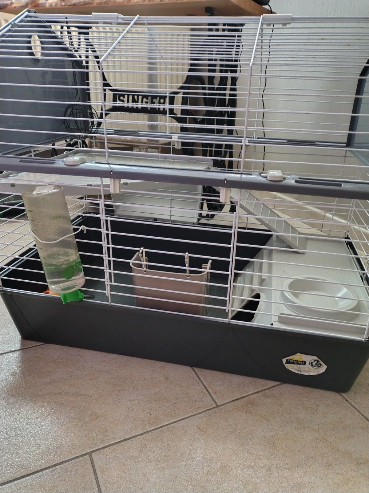 Kooi voor cavia's of dwergkonijn, Ophalen, Kooi, Cavia