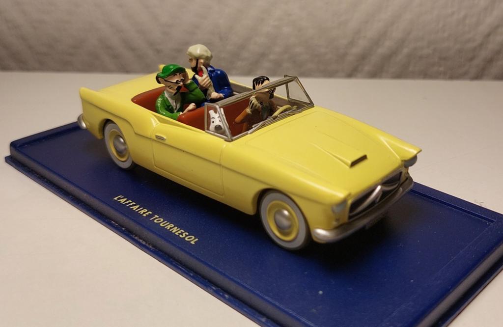 KUIFJE Atlas auto 1/43 'De Bordurische auto', Ophalen of Verzenden, Kuifje, Zo goed als nieuw, Beeldje of Figuurtje