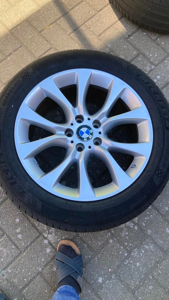 Bmw X5 zomerbanden met originele velgen, Ophalen, Gebruikt