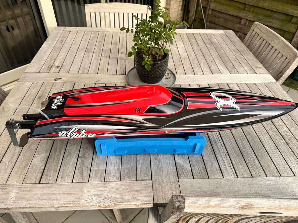 Speedboot joysway alpha 1000 nieuwstaat, Hobby en Vrije tijd, Modelbouw | Boten en Schepen, Ophalen, Zo goed als nieuw