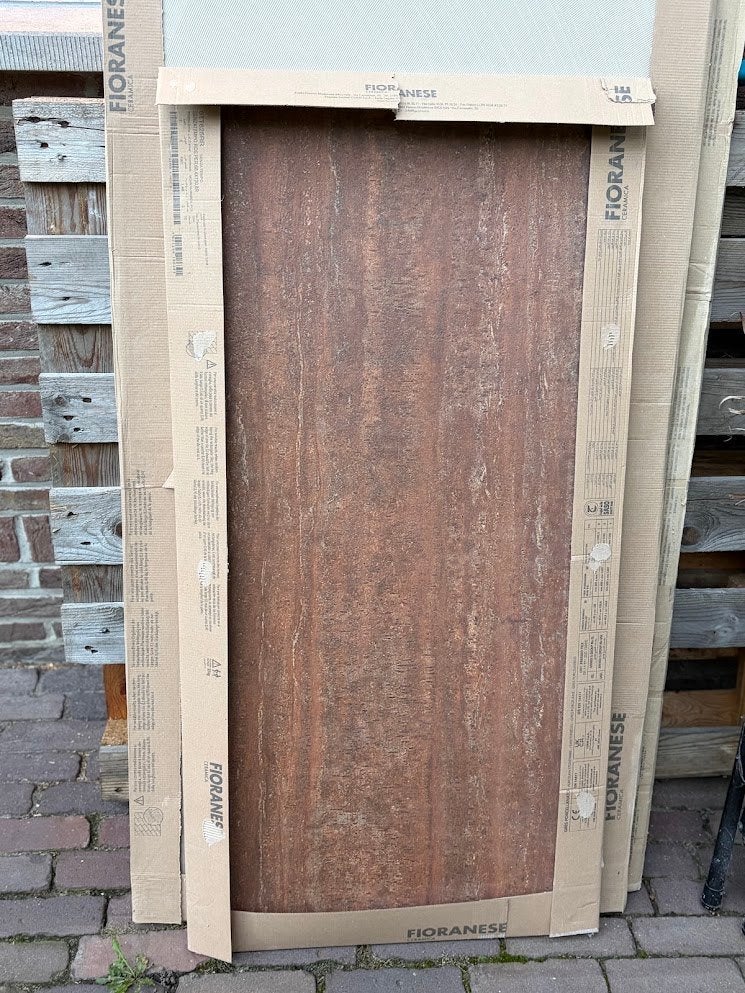 Senzatempo Rosso Persia Nat 60,4 x 120, Neuf, 60 cm ou plus, Carrelage de sol, Enlèvement