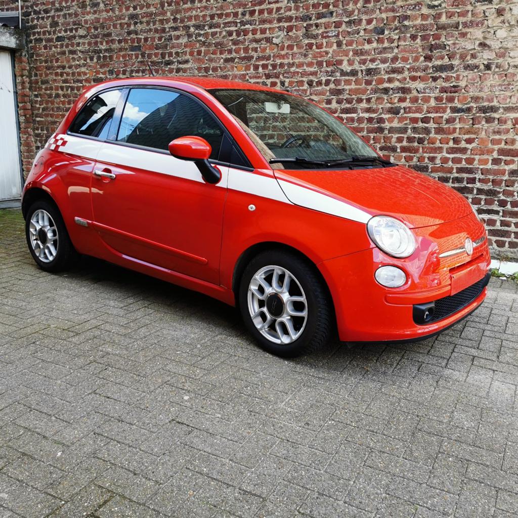 Fiat 500 Sport Twin Air 87000km, Auto's, Leder, Grijs, Particulier, Onderhoudsboekje