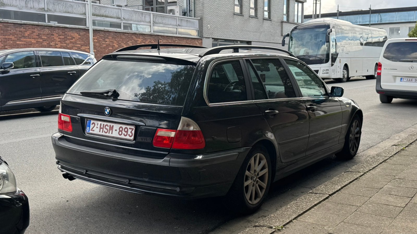Bmw 320i e46 Export of onderdelen, Auto's, BMW, Automaat, Leder en Stof, Zwart, Break