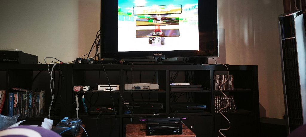 Nintendo Wii Mario Kart, Games en Spelcomputers, Ophalen, Zo goed als nieuw, Met 1 controller, Met games