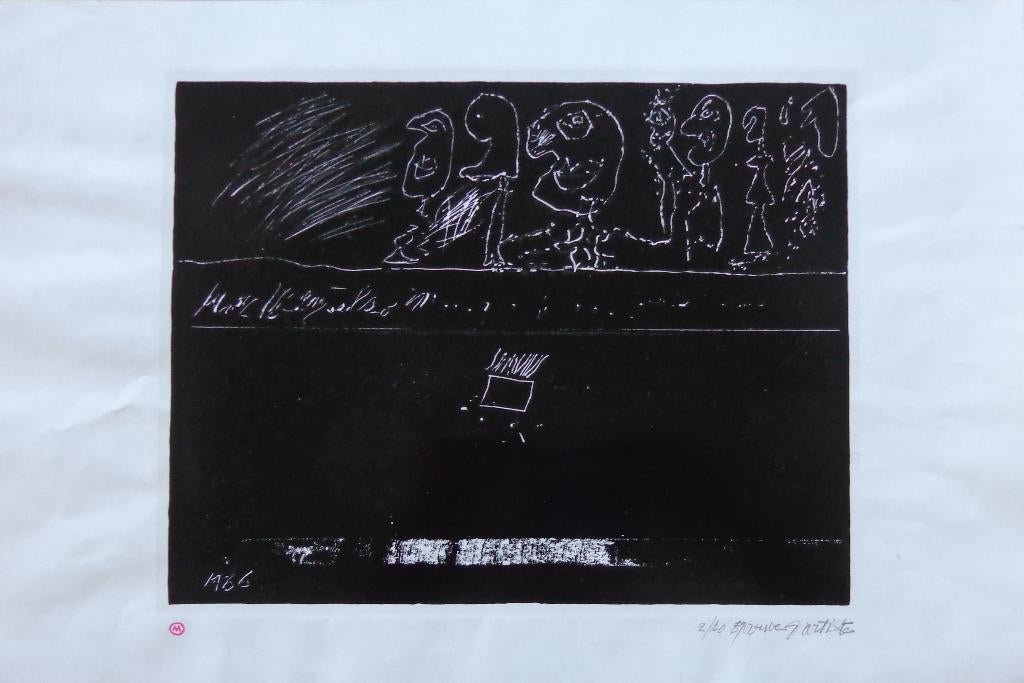 MARC MENDELSON / GRAN TRAMONTANA / ZW-W LITHO / 32x48cm MONO, Ophalen of Verzenden
