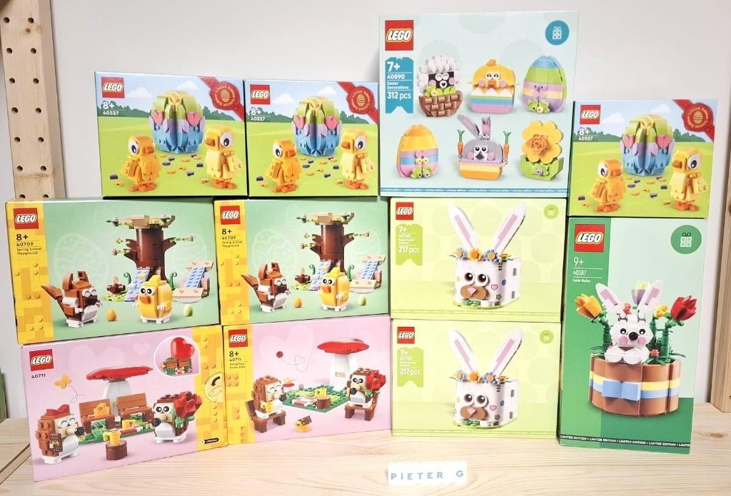 Lego GWP thema Pasen Sealed - 40890 40587 40764 40527 40709, Ophalen of Verzenden, Nieuw, Complete set, Lego