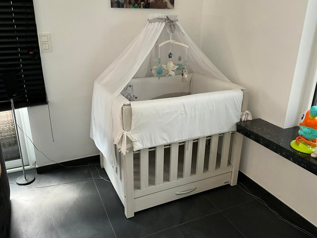 Babypark met bijhorende hemel, Kinderen en Baby's, Ophalen, Gebruikt, Jongetje of Meisje