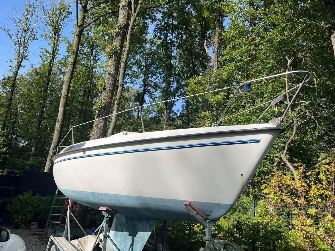 Kelt 620 zeilboot + Mecanorem-trailer, Ophalen, Gebruikt