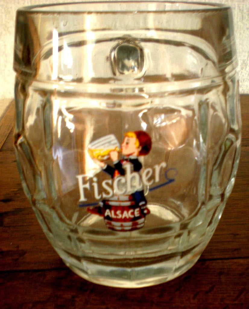 FISCHER  alsace  chope 1/2 litre, Enlèvement ou Envoi, Comme neuf, Chope(s)