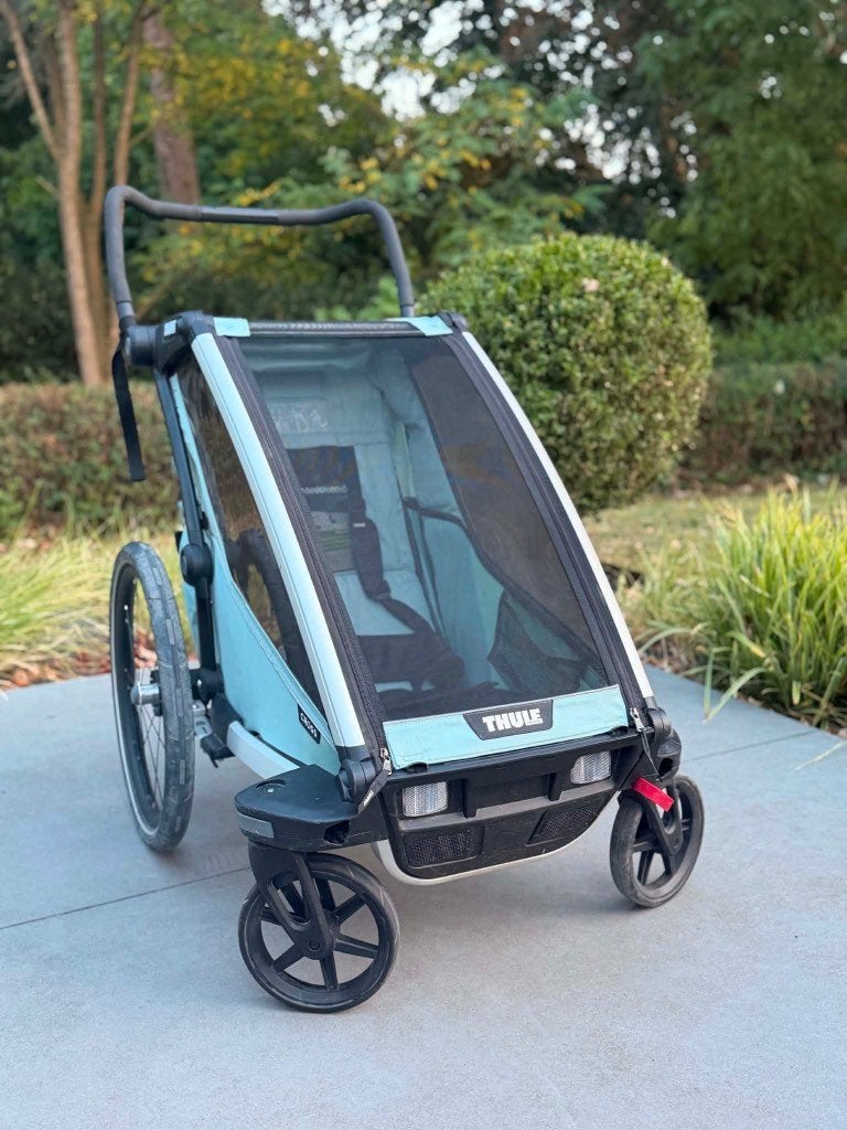 Thule Chariot Cross 1 Sport, Ophalen, Zo goed als nieuw, Kinderwagen, Overige merken
