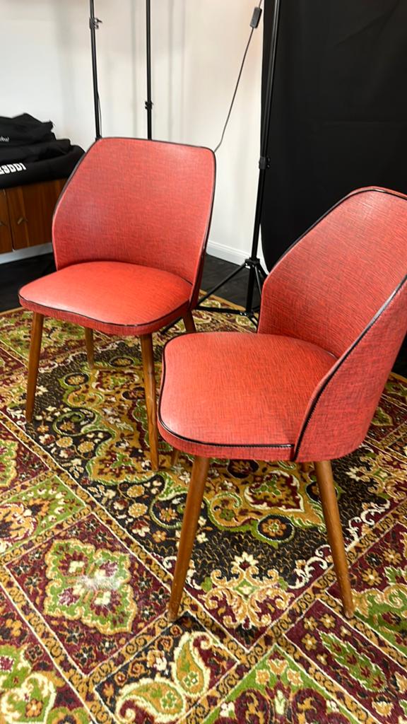 2 chaises vintage 60´s, Enlèvement, Comme neuf