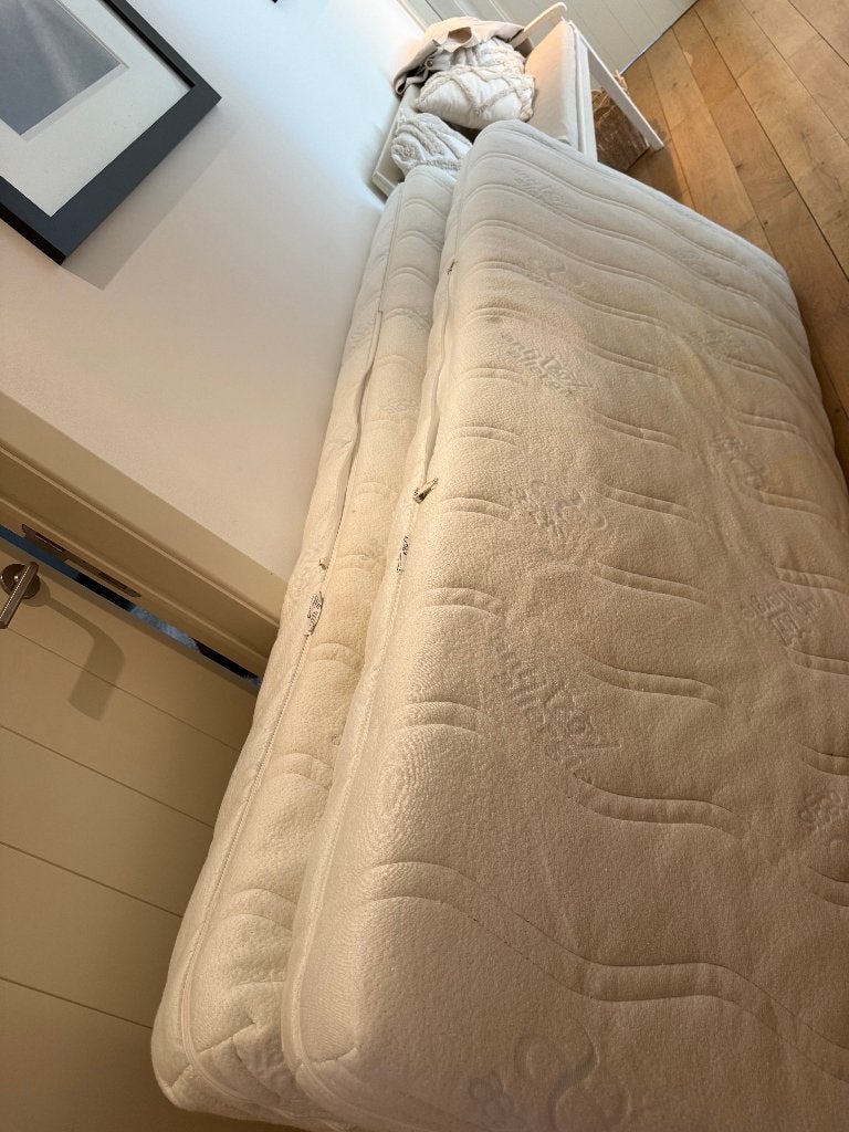 2 kwaliteitsvolle matrassen 90x200, Ophalen, Gebruikt, 90 cm, Matras
