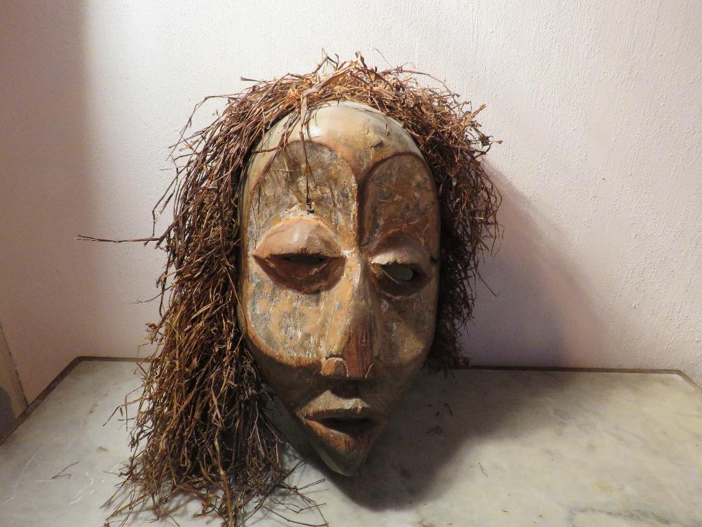 Afrikaans masker Lega Bwami DR Congo, Antiek en Kunst, Ophalen of Verzenden