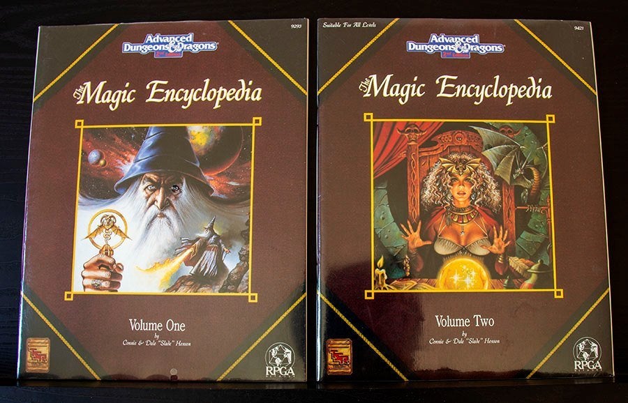 ADD2ndEd-The Magic Encyclopedia, Volume One & Two TSR 92-93, Ophalen of Verzenden, Zo goed als nieuw, Overige soorten, Boek of Catalogus