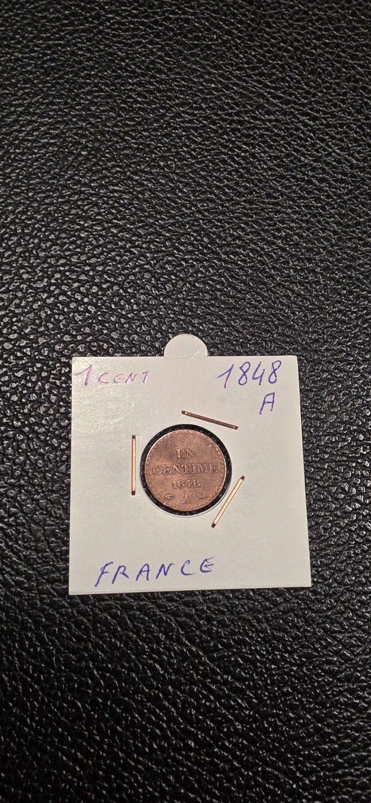 Frankrijk 1 cent 1848 A, Timbres & Monnaies, Monnaies | Europe | Monnaies euro, Enlèvement ou Envoi, France, 1 centime