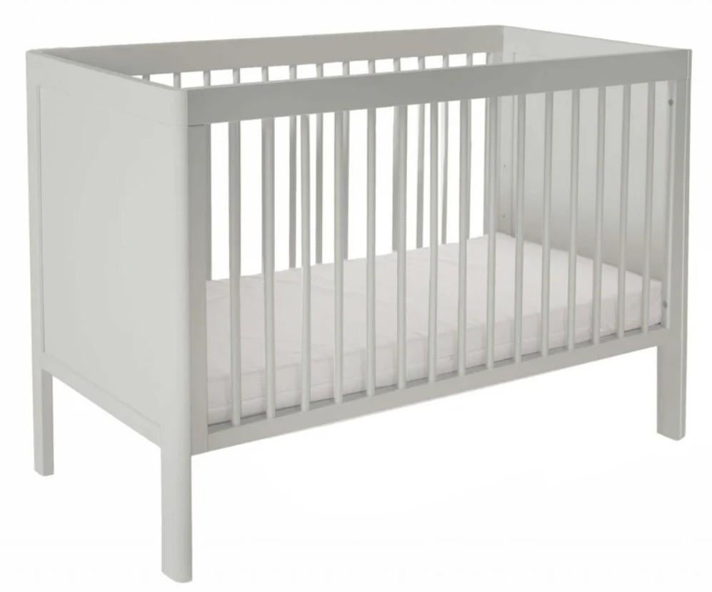 Troll Lukas babybed / Ledikant met matras 60x120cm, Kinderen en Baby's, Ophalen, Zo goed als nieuw, Rechthoekig, In hoogte verstelbaar