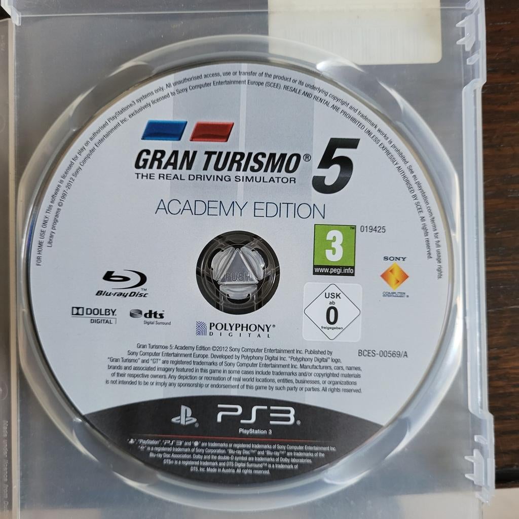 Gran Turismo 5: Academy Edition - PS3 - Disc only, Ophalen of Verzenden