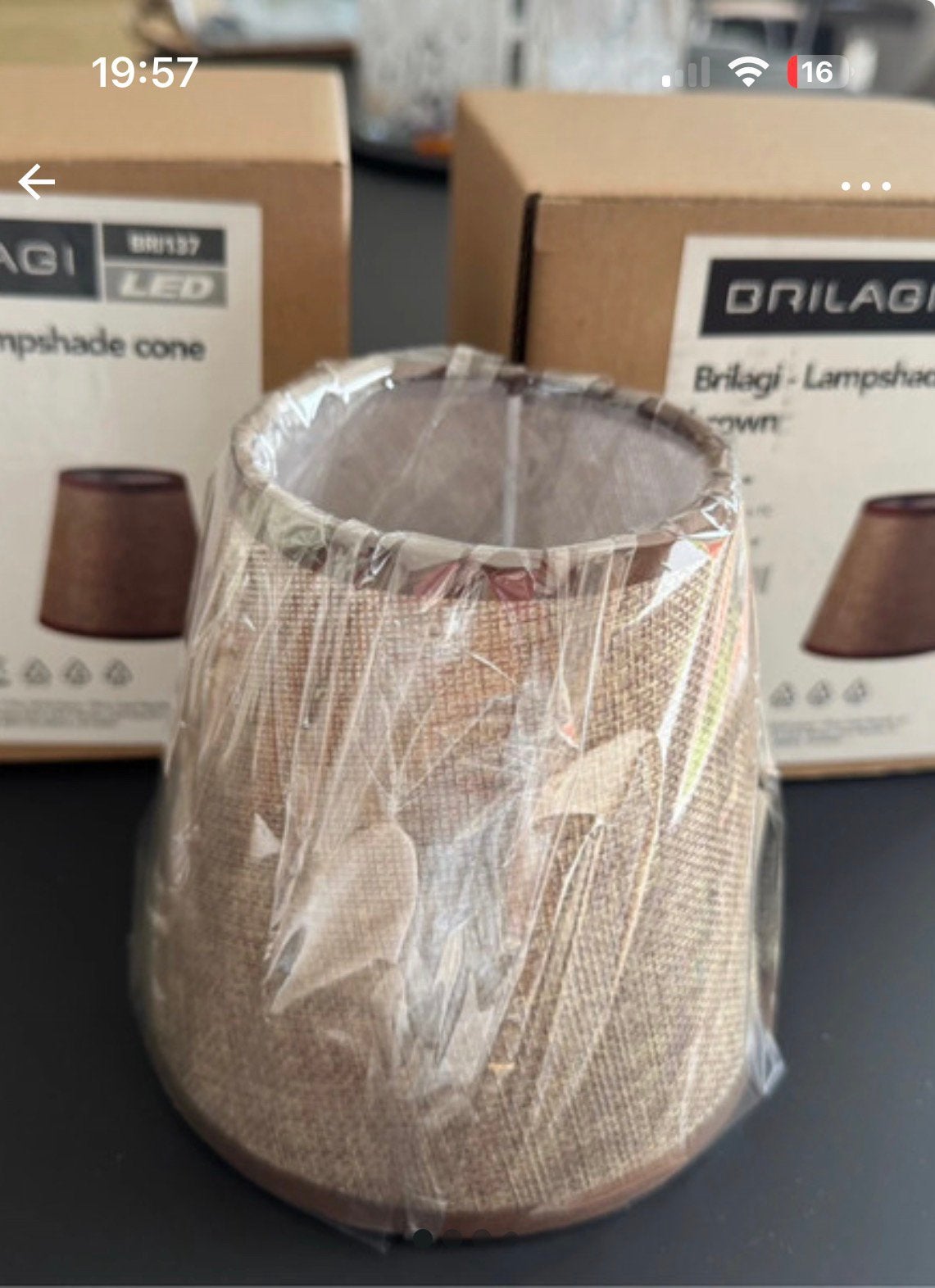 Abat jour neuf avec etiquette, Maison & Meubles, Lampes | Abat-jour, Enlèvement ou Envoi, Comme neuf, Beige