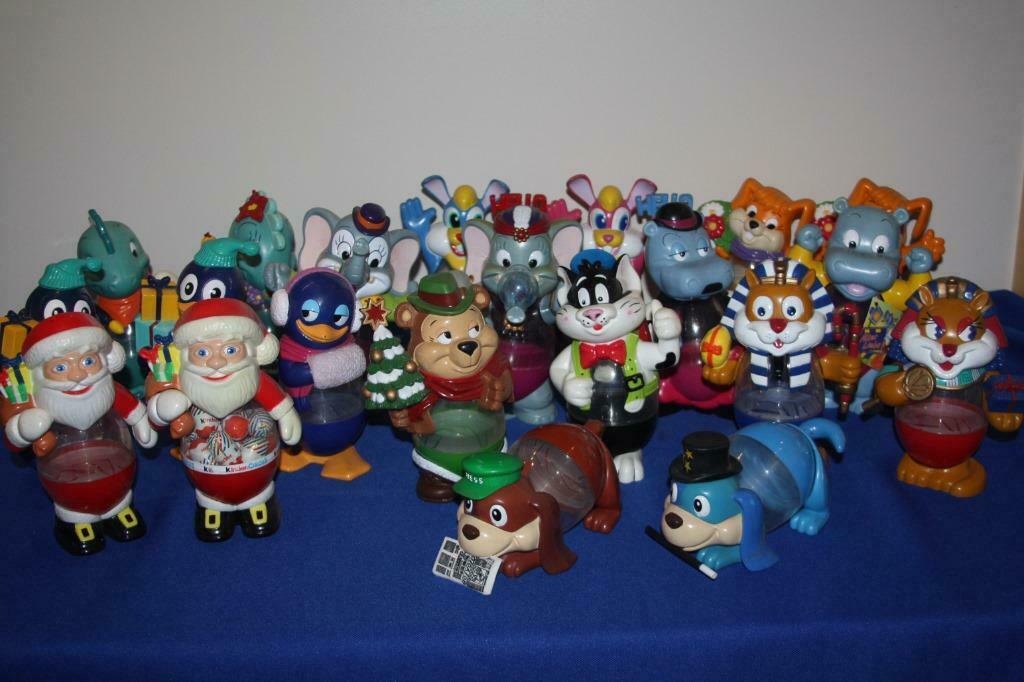 Kinder bonbon houders ( kerstman , dieren , spaarpot ...), Verzamelen, Verrassingseieren, Gebruikt, Overige typen, Ophalen of Verzenden