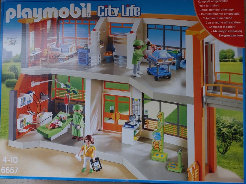 playmobil groot ziekenhuis, Ophalen of Verzenden, Gebruikt