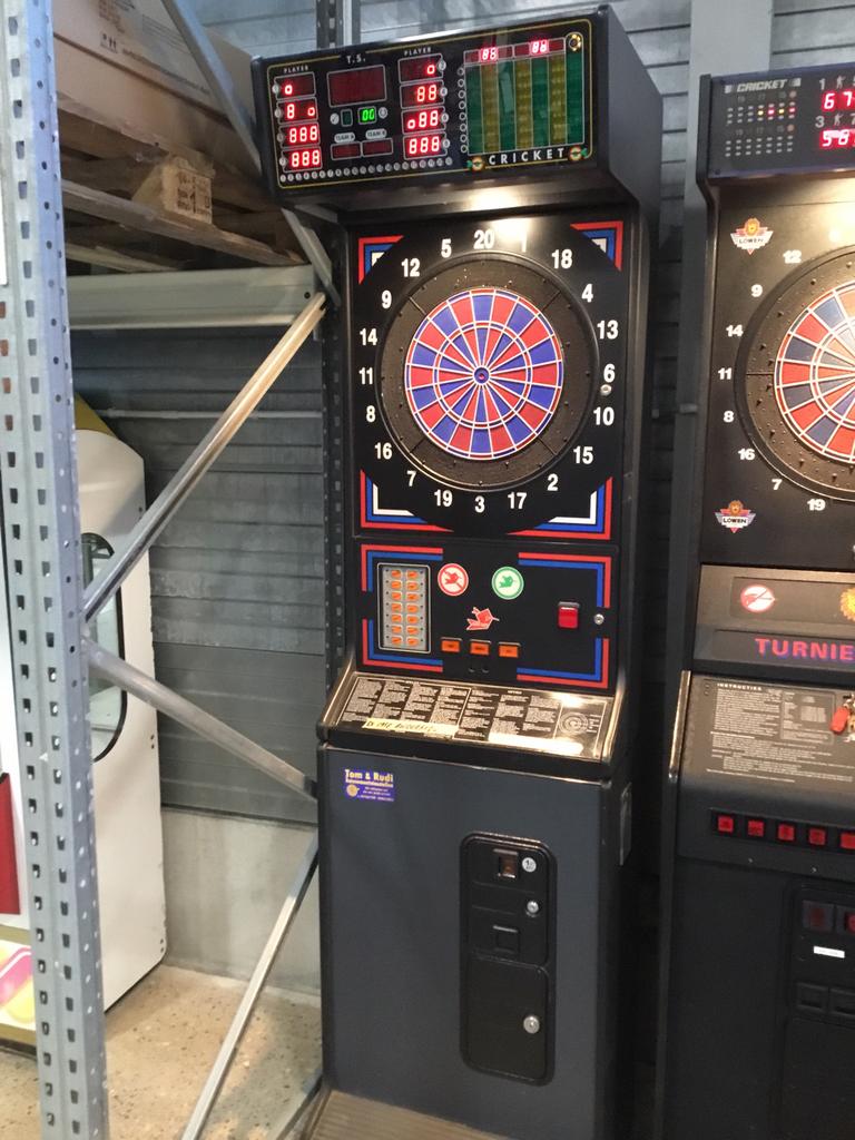 PROFI 2 darts automaat, goede staat, competitie kast, Verzamelen, Automaten | Overige, Gebruikt, Ophalen of Verzenden