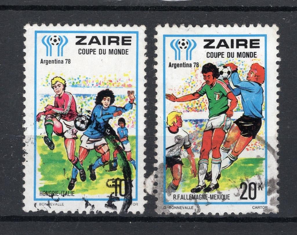ZAIRE 932/933 estampillé 1978, Enlèvement ou Envoi, Affranchi, Oblitéré